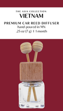 Load image into Gallery viewer, Vietnam- Car Reed Diffuser