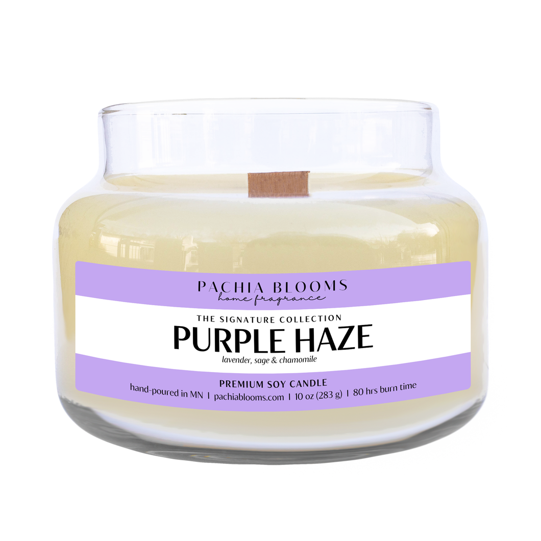 Purple Haze- 10 oz Soy Candle