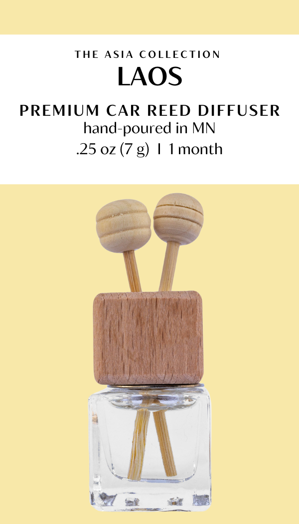 Laos- Car Reed Diffuser – pachiablooms