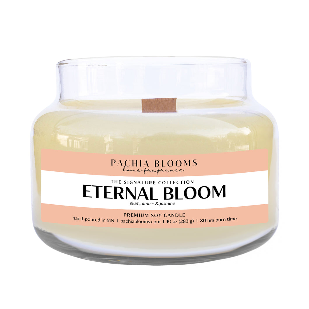 Eternal Bloom- Wooden Wick Candle